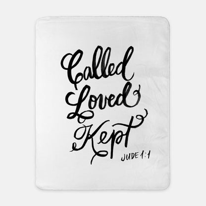 Jude 1:1 Sherpa Blanket – Called, Loved, Kept